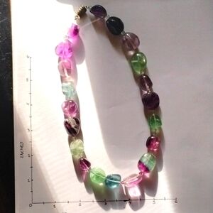 Rainbow Flourite Necklace